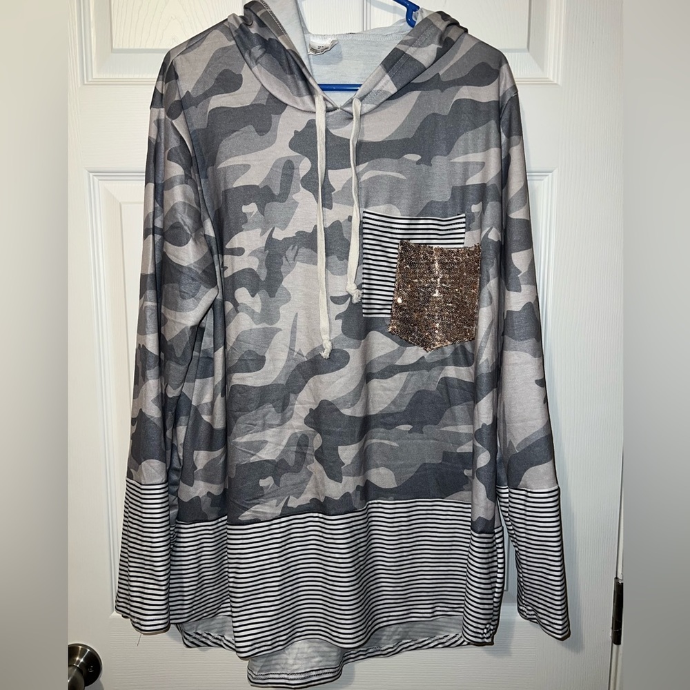 Sparkle in Pink Boutique l/s shirt size 2XL